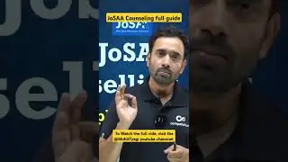 Don't Search Anywhere! JoSAA Answer are all here | #abjsir #iit