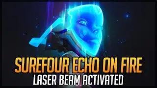 Surefour On Fire With Echo - Laser Beam Activated