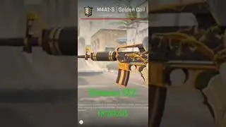 M4A1-S | Golden Coil in Counter Strike 2 🔫🔥 #skins #cs2 #counterstrike #counterstrike2 #csgo #m4a1s