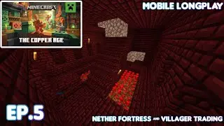 Minecraft Bedrock : [Shaders] Longplay Survival [Mobile] |Episode 5 Fortress | No Commentary | 