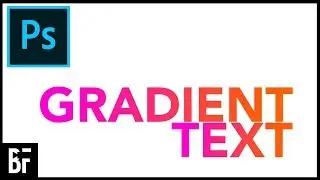 Gradient Text in Photoshop CC