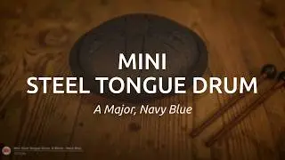 Mini Steel Tongue Drum, Navy Blue, A Major - MSTD2NB - Meinl Sonic Energy