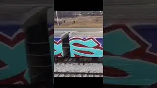 CHICAGO MOST WANTED #trainwriting #spray #spraypaint #graffiti #wholetrain #wholecar #paintedtrains