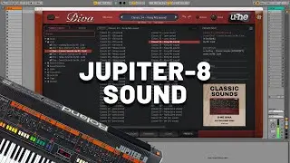 Roland Jupiter-8 Sound with u-he Diva [Synthesizer Demo] (No Talking)