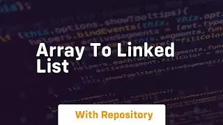 array to linked list