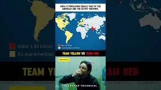 India&rsquo;s Population vs The World | This Fact Will Blow Your Mind 🌍🔥