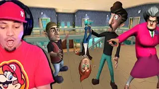 👩‍🏫 PANI TEODOR I JEJ NOWI KOLEDZY?! | Scary Robbery Home Clash 👩‍🏫