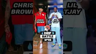 CHRIS BROWN OR LIL TJAY? 🥶 DRIP BATTLE 116 💧 #chrisbrown #liltjay #streetwearfashion