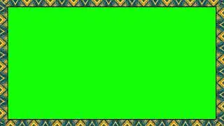 Green screen frame | Neon light border | kinemaster border line
