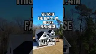 Inside A New $1.4M Modern Farmhouse | Raleigh NC | Luxury New Construction