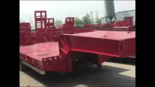 3 Axles 60T Low Bed Semi Trailer🔥🔥🔥#trailer #lowbedsemitrailer