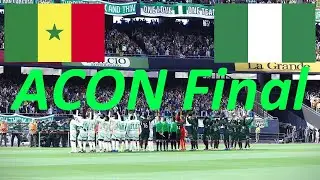 Nigeria vs Senegal - 2026 AFCON Final - Full Match Gameplay Simulation PES