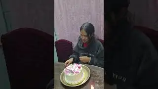 Xoriko happy birth day ko surprise cake kateko