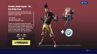 New RED STRIKE PACK in Fortnite!