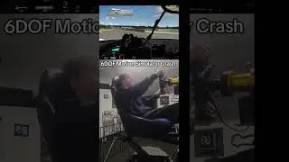 6DOF Motion Simulator Crash #simracing #6dof #motionsimulator #crash #racing