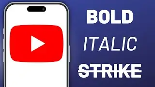 How to Comment Using BOLD, ITALICS or STRIKETHROUGH on YouTube