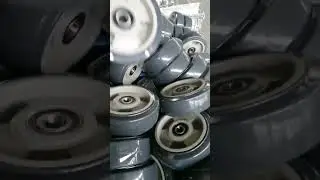 custom PU casters 600kg capacity #materialhandling#PUcasters