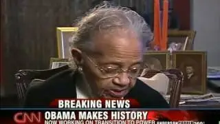 Featured in Obama's Speech, 106 year-old Ann Nixon Cooper, In Her Own Words about Obama Victory