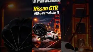 World&rsquo;s Craziest GT-R Stunt? Parachute Deployed on Golden Gate Bridge #jdm #shots #cars #carculture