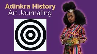 Art tutorial for beginners | Adinkra Art Journaling Series Intro