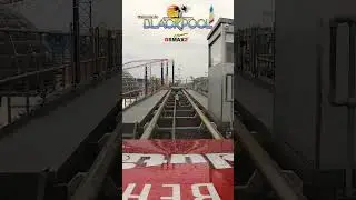 BLACKPOOL REVOLUTION ROLLER COASTER RIDE #blackpool #seaside #rollercoaster
