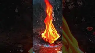 Burning a Toy Car | Satisfying Fire Experiment #shorts