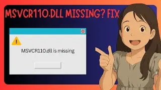 QUICK FIX For Adobe After Effects MSVCR110 dll Missing Or Not Found In Windows 11