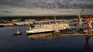 Tallink MyStar - Transfer to the Outfitting Quay