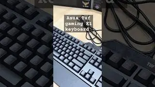 the ultimate rog Asus Tuf gaming K1 keyboard. #gaming #tech #unboxing