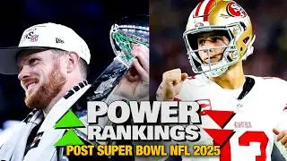 NFL POWER RANKINGS post Super Bowl 60