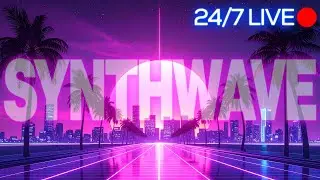 🌌 Endless Neon Nights | 80s Synthwave Live Stream 🚀✨