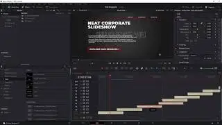 TUTORIAL | Neat Corporate Slideshow: DaVinci Resolve Template