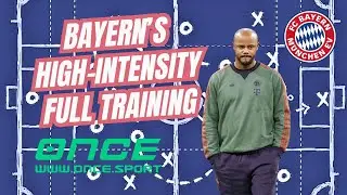 FC BAYERN FULL TRAINING 🔥 Kompany&rsquo;s High Intensity Warm Up, Passing, Rondo & Small Sided Masterclass