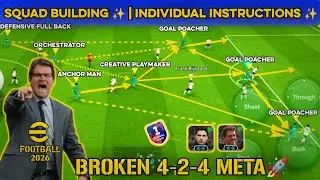 BROKEN 4-2-4 LONG BALL COUNTER META 🚀 | KONAMI SECRET FORMATION REVEALED 😍 | eFOOTBALL MOBILE