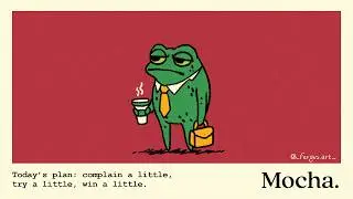 morning frog.