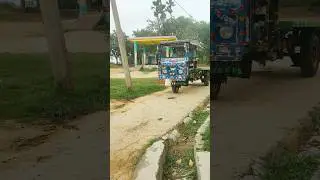 Mass Entry।। Indian 3 Wheeler Engine Van।। #engine #vanlife #indiantruck  #3wheelers #short #shorts