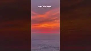 Sunset in uae #blogger #dubai #2023 #dxb #uae #sunset #sunsetview