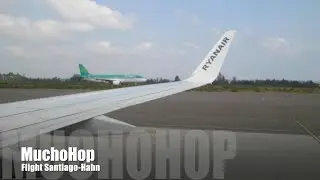 Flight Santiago de Compostela - Frankfurt-Hahn: Description and Talk Through