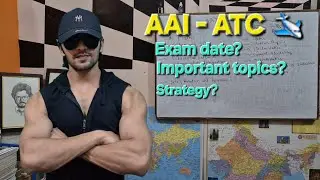 AAI ATC Exam 2025 Dates || Important Topics || Preparation Strategy #aaiatc2025 #atc