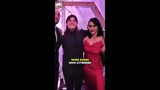 WWE Stars Celebrate at Dominik Mysterio's Wedding Behind the Scenes #WWE #shorts
