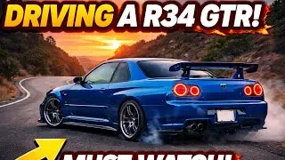 FIRST TIME DRIVING A R34 GTR!! (MUST WATCH)