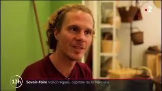 Vallabrègues et le Festival de la Vannerie au JT de France 2
