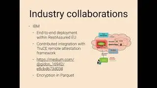 RISE Camp 2018 10 - Opaque: Secure analytics on SparkSQL, Ankur Dave