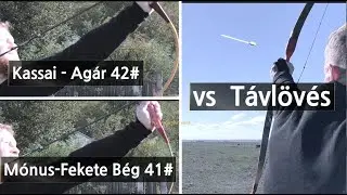 Kassai - Agár  42#  vs  Mónus - Fekete Bég 41 Távlövés teszt Gyakorló vesszővel @Mussai