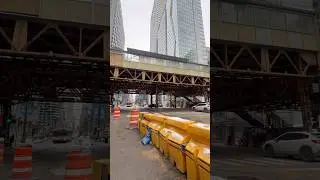 Chicago State & Lake L Station Still Being Demolished