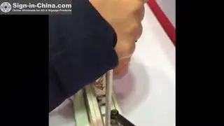 How to Use the Bending Machine to Make Sublimation Aluminum Photo Frame?