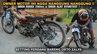 SETTING PERDANA SLEEP ENGINE 200cc SEKALIAN DYNOTEST!! ANR feat GRT RACING