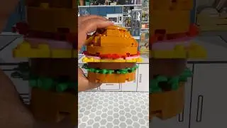 Burger Time! 🍔🍔 #zurumaxsnacks #burger #zuru #lego #timelapse