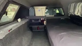 Leer Camper DIY conversion on a 2007 Ford F150 6.5 Bed , Complete with 110VAC inverter.