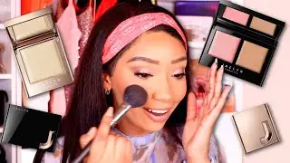 NEW! JACLYN COSMETICS BRONZE & BLUSHING DUO AND ACCENT HIGHLIGHTER REVIEW!